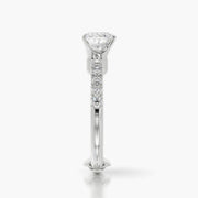 Side Stone TRing & Heart Fantasy 1.0ct
