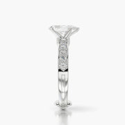 Channel Set TRing & Pear Fantasy 1.0ct