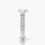 Pave Dome TRing & Pear Fantasy 1.0ct