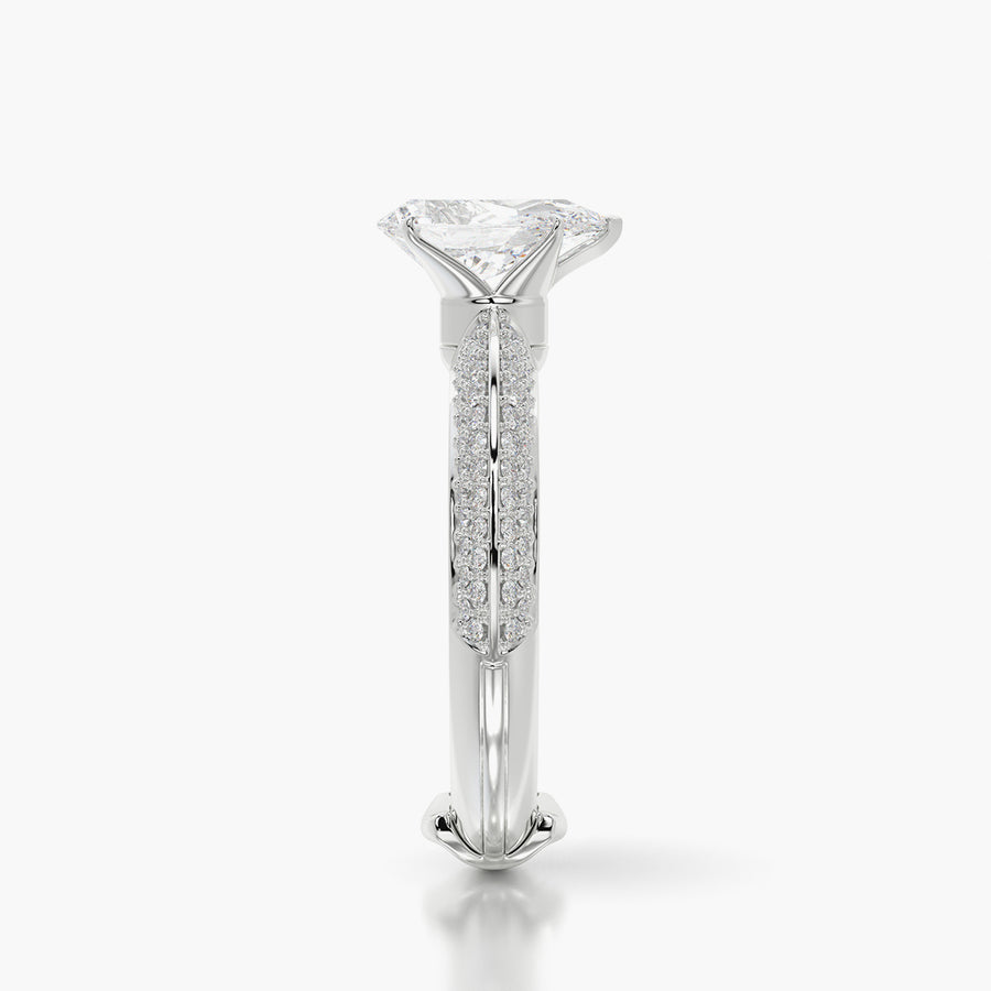 Pave TRing & Pear Fantasy 1.0ct