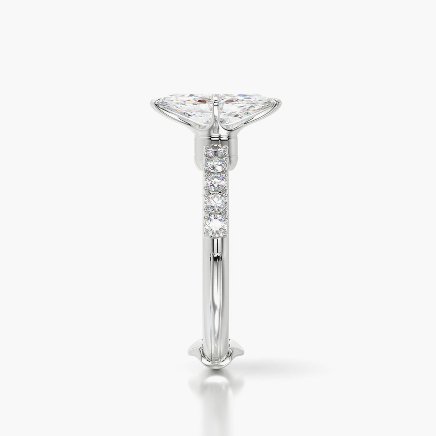Side Stone TRing & Marquise Fantasy 1.0ct