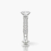 Pave Dome TRing & Oval Classic 1.0ct
