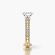 Pave Dome TRing & Oval Classic 1.0ct