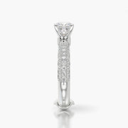 Pave Dome TRing & Princess Fantasy 1.0ct