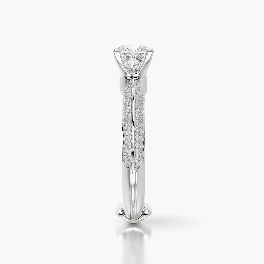 Pave TRing & Princess Fantasy 1.0ct