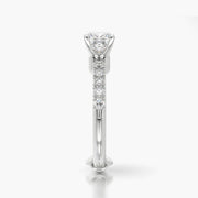 Side Stone TRing & Princess Fantasy 1.0ct