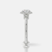 Classic TRing & Round Halo 1.0ct