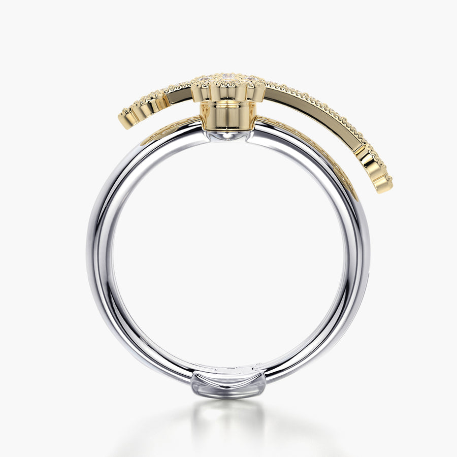 Rounded TRing & Charm Cross