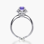 Classic TRing & Charm Tanzanite flower