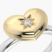 Rounded TRing & Charm Heart