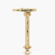 Classic TRing & Charm The heart lock