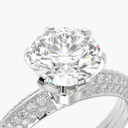 Pave TRing & Classic Six 1.5ct