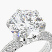 Pave TRing & Classic Six 3.0ct