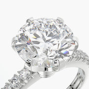 Side Stone TRing & Classic Six 3.0ct