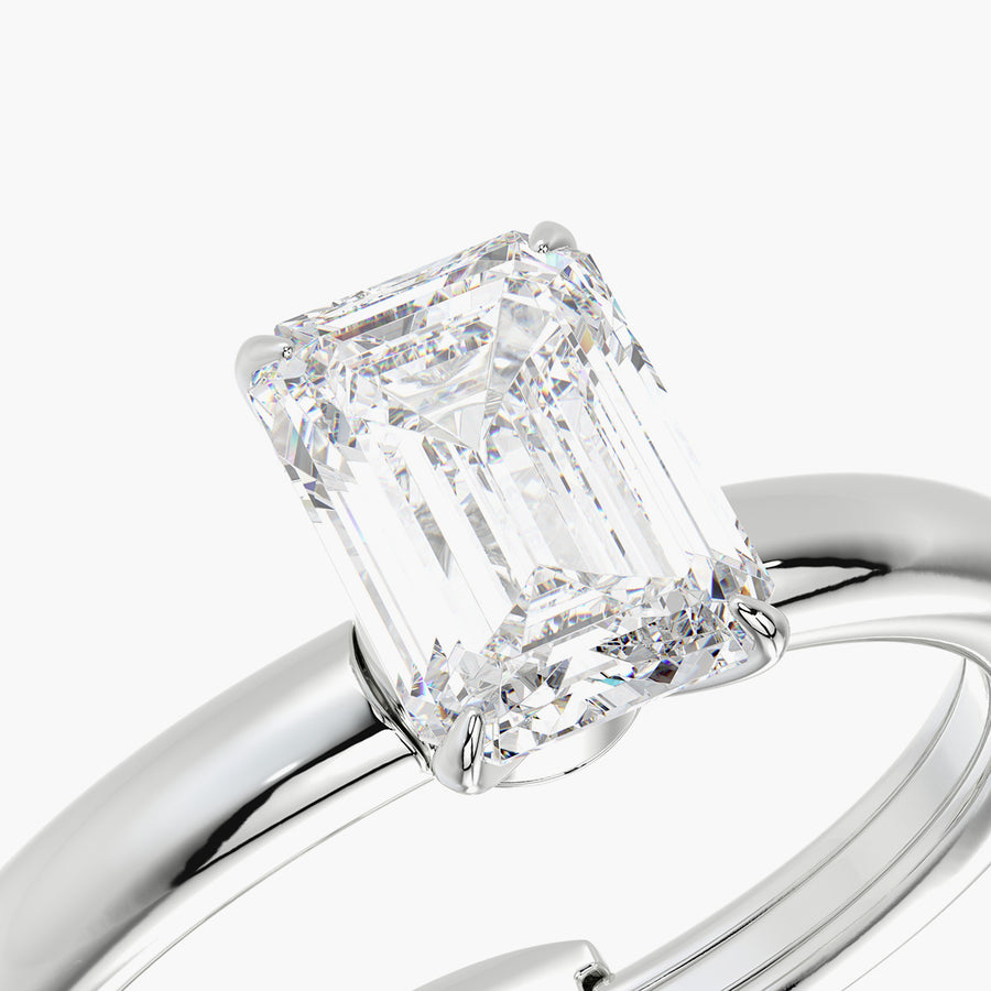 Rounded TRing & Emerald Classic 1.0ct