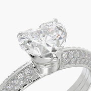 Pave TRing & Heart Fantasy 1.0ct