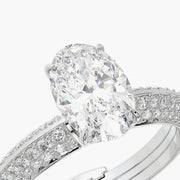 Pave TRing & Oval Classic 1.0ct