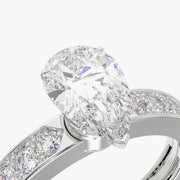 Channel Set TRing & Pear Fantasy 1.0ct