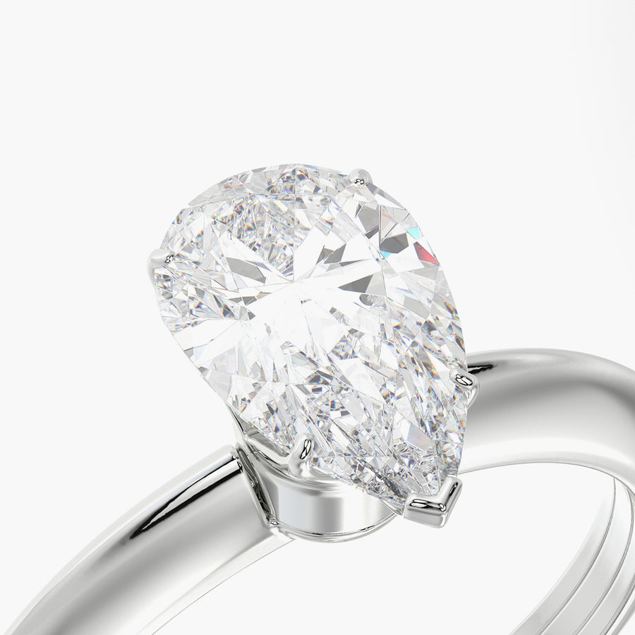 Classic TRing & Pear Fantasy 1.0ct