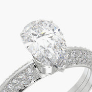 Pave TRing & Pear Fantasy 1.0ct