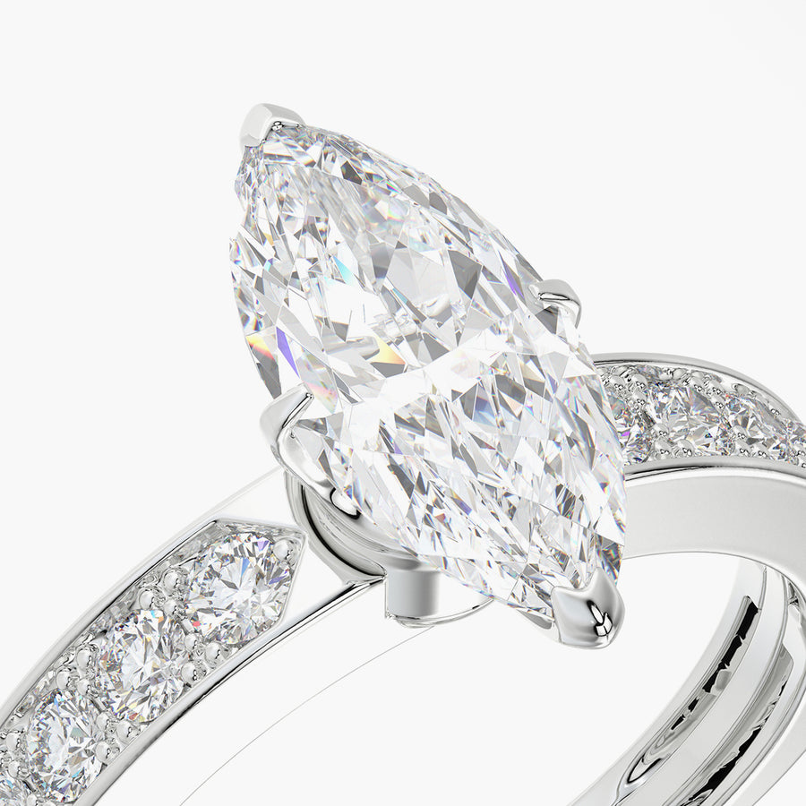 Channel Set TRing & Marquise Fantasy 1.0ct