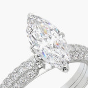 Pave Dome TRing & Marquise Fantasy 1.0ct