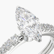 Side Stone TRing & Marquise Fantasy 1.0ct