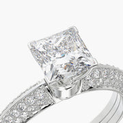 Pave TRing & Princess Fantasy 1.0ct