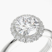 Classic TRing & Round Halo 1.0ct