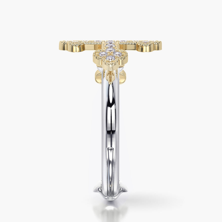 Rounded TRing & Charm Cross