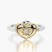 Rounded TRing & Charm Heart