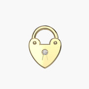 Charm The heart lock
