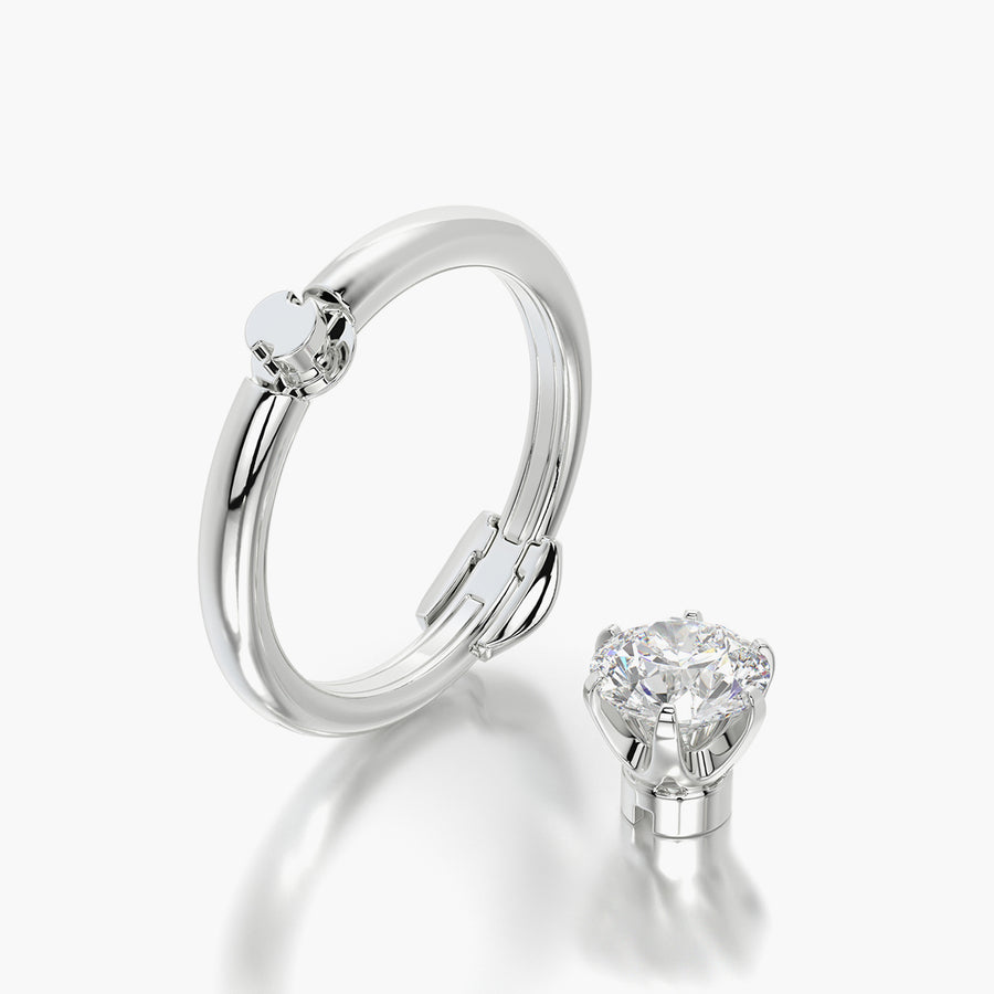 Rounded TRing & Classic Six 1.0ct