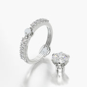 Side Stone TRing & Classic Six 1.5ct