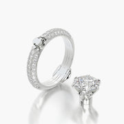 Pave Dome TRing & Classic Six 2.0ct