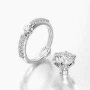 Side Stone TRing & Classic Six 3.0ct