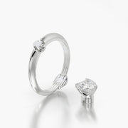 Classic TRing & Heart Fantasy 1.0ct