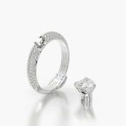 Pave TRing & Heart Fantasy 1.0ct