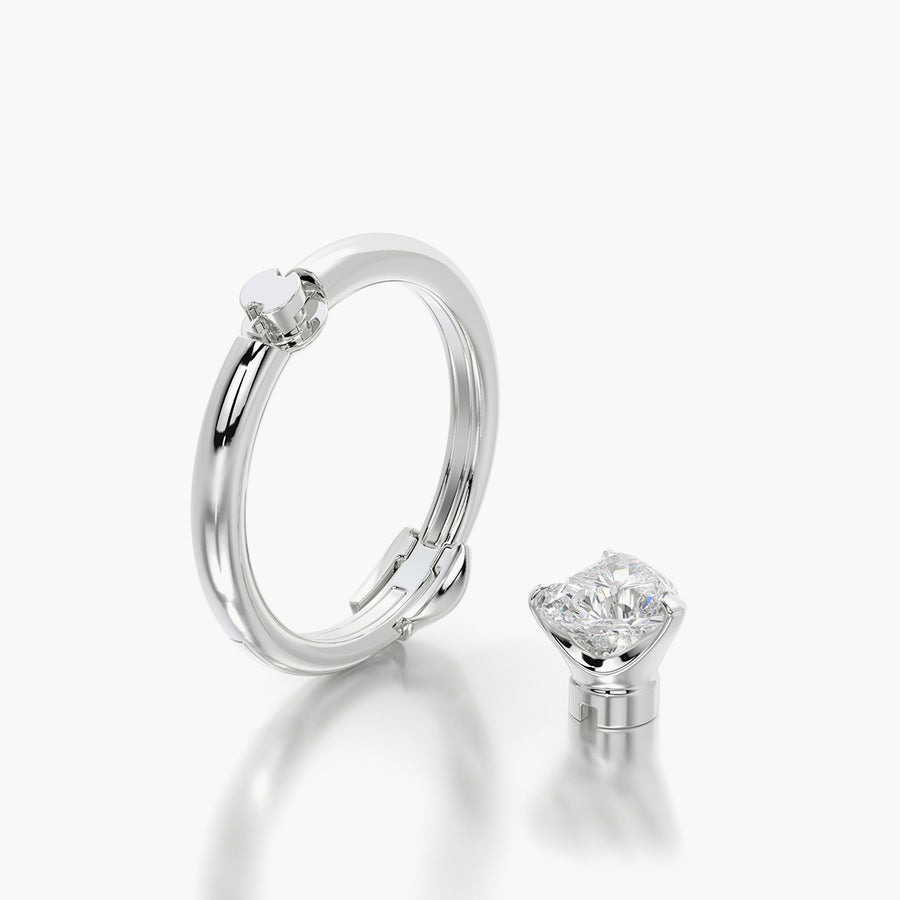 Rounded TRing & Heart Fantasy 1.0ct