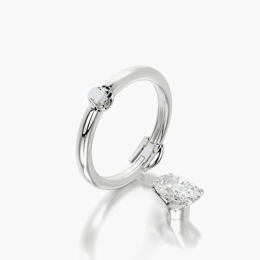 Rounded TRing & Oval Classic 1.0ct