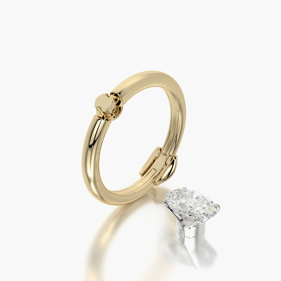 Rounded TRing & Oval Classic 1.0ct