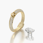 Pave TRing & Oval Classic 1.0ct