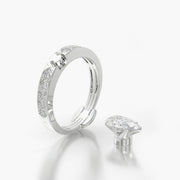 Channel Set TRing & Pear Fantasy 1.0ct