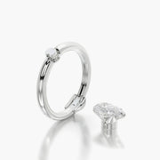 Rounded TRing & Pear Fantasy 1.0ct