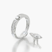 Channel Set TRing & Marquise Fantasy 1.0ct
