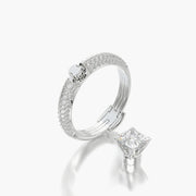 Pave TRing & Princess Fantasy 1.0ct