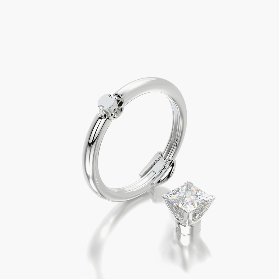 Rounded TRing & Princess Fantasy 1.0ct