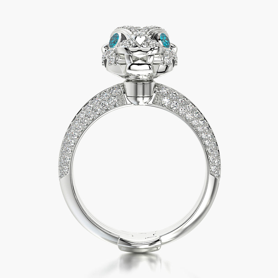 Pave TRing & Charm Panther