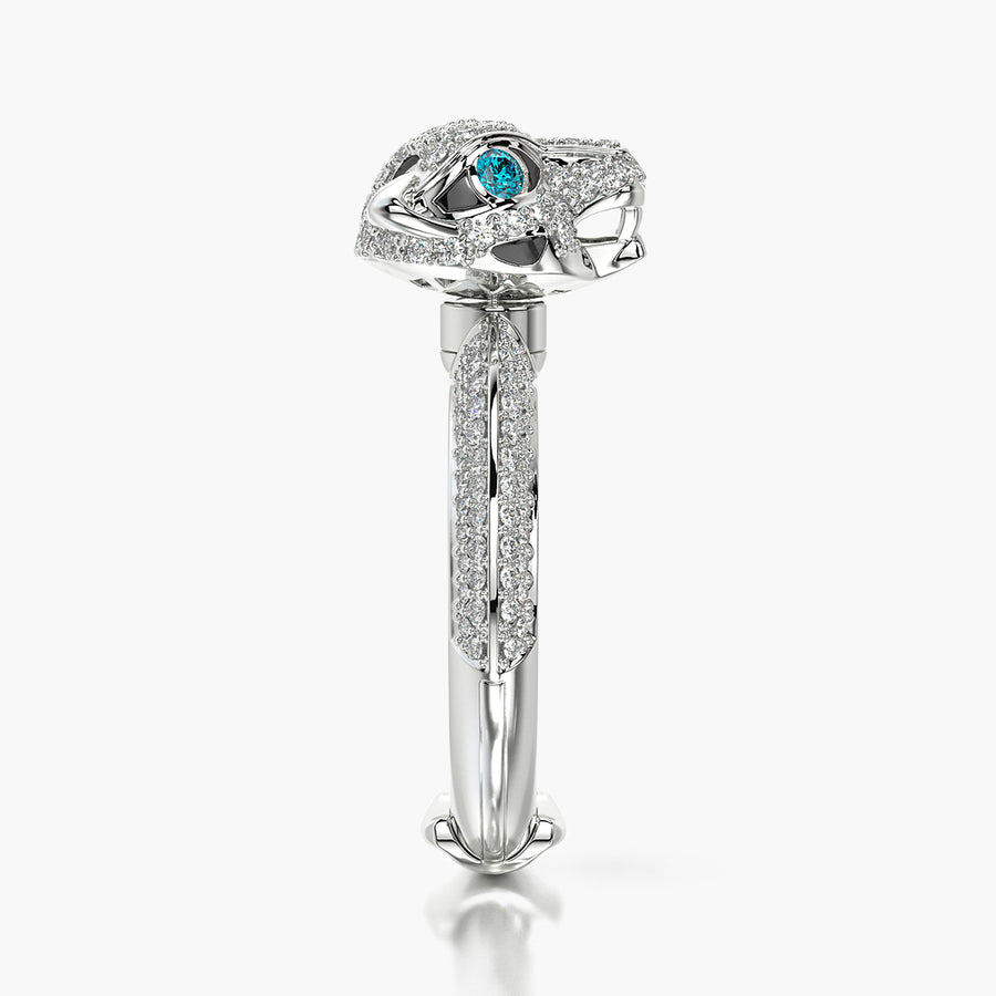 Pave TRing & Charm Panther