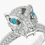 Pave TRing & Charm Panther